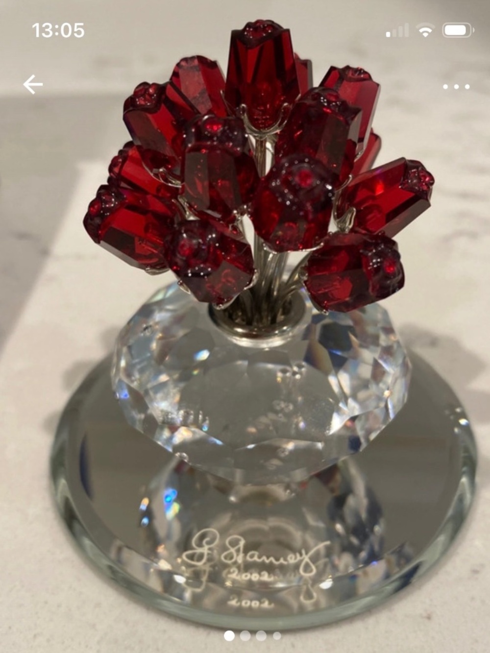 Swarovski The Vase of Roses